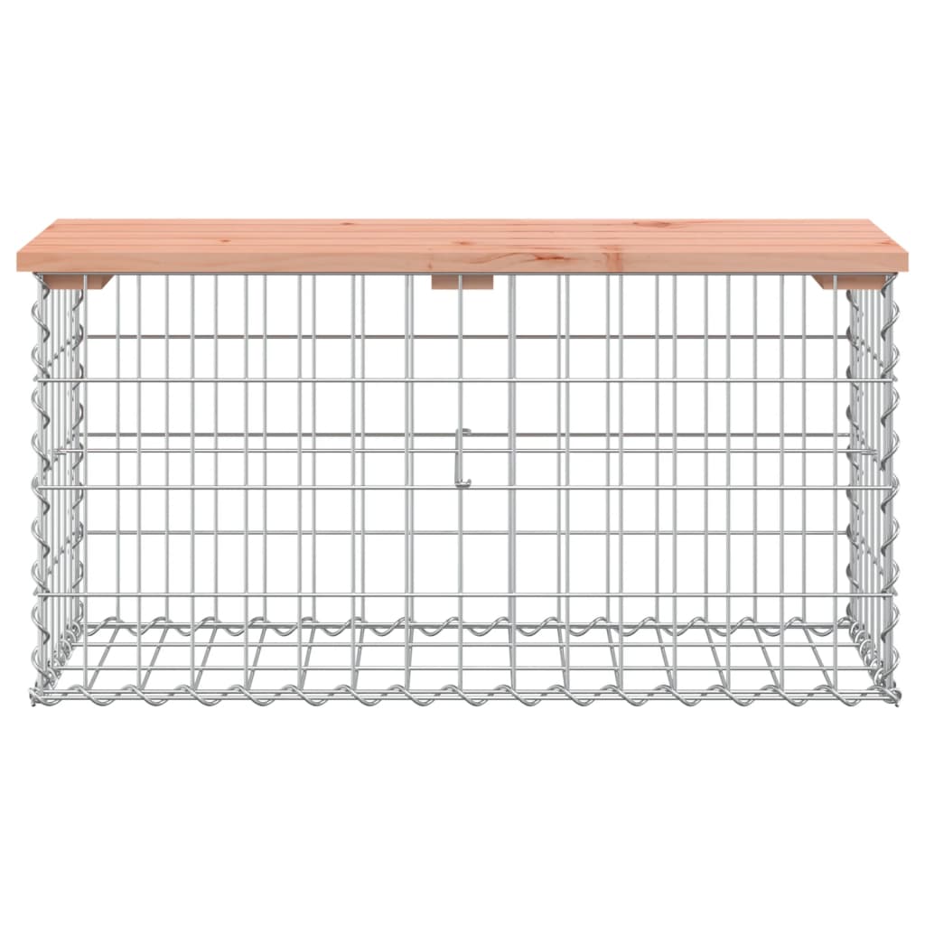 Tuinbank Schanskorfontwerp Massief Douglashout 83 x 31,5 x 42 cm Natuurlijk douglashout