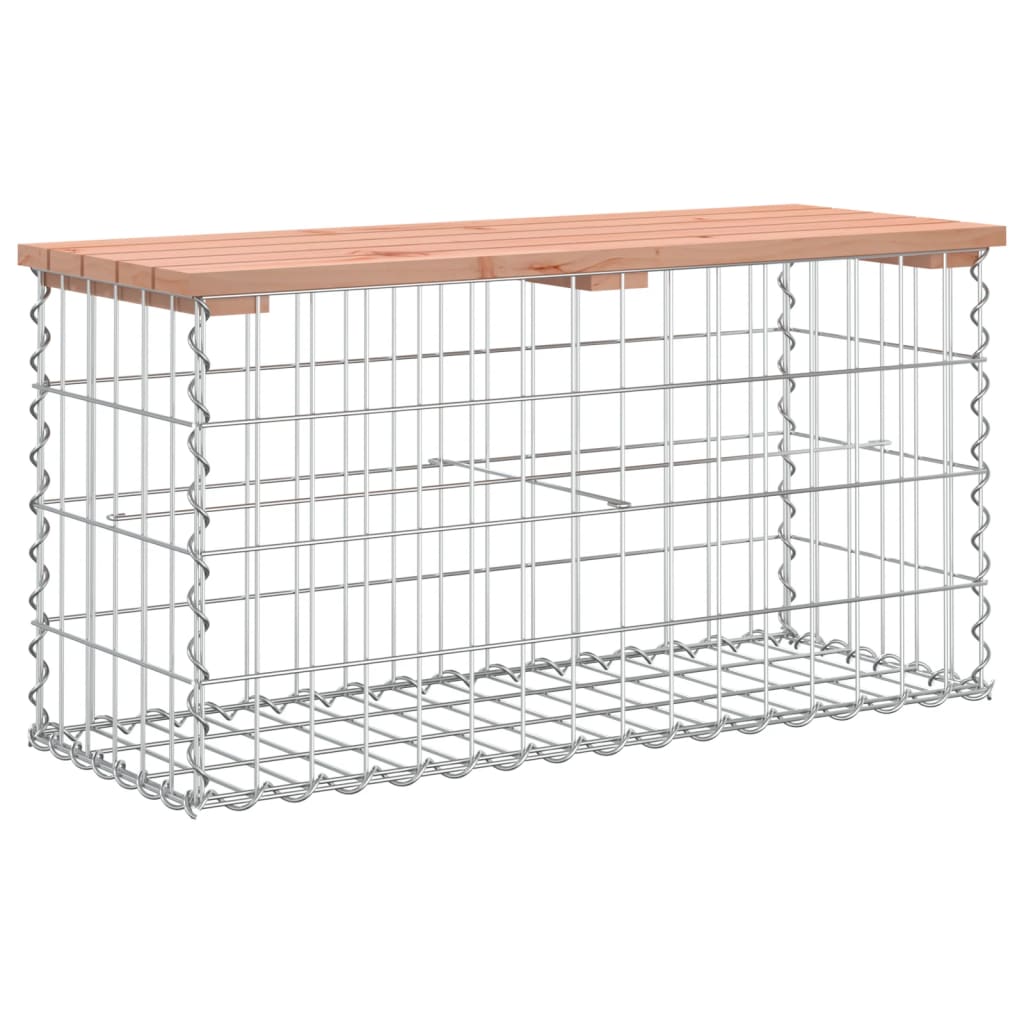 Tuinbank Schanskorfontwerp Massief Douglashout 83 x 31,5 x 42 cm Natuurlijk douglashout