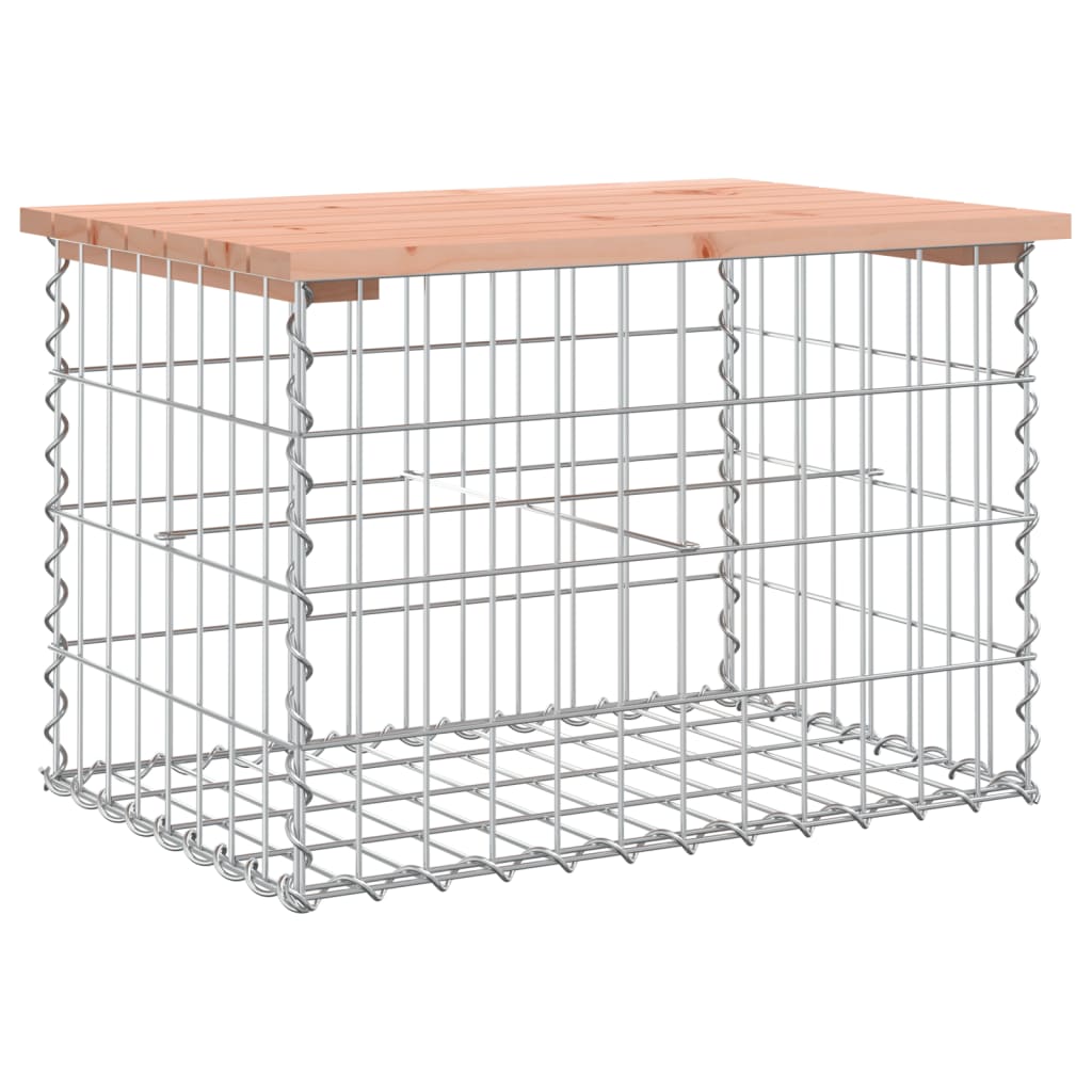 Tuinbank Schanskorfontwerp Massief Douglashout 63 x 44 x 42 cm Natuurlijk douglashout