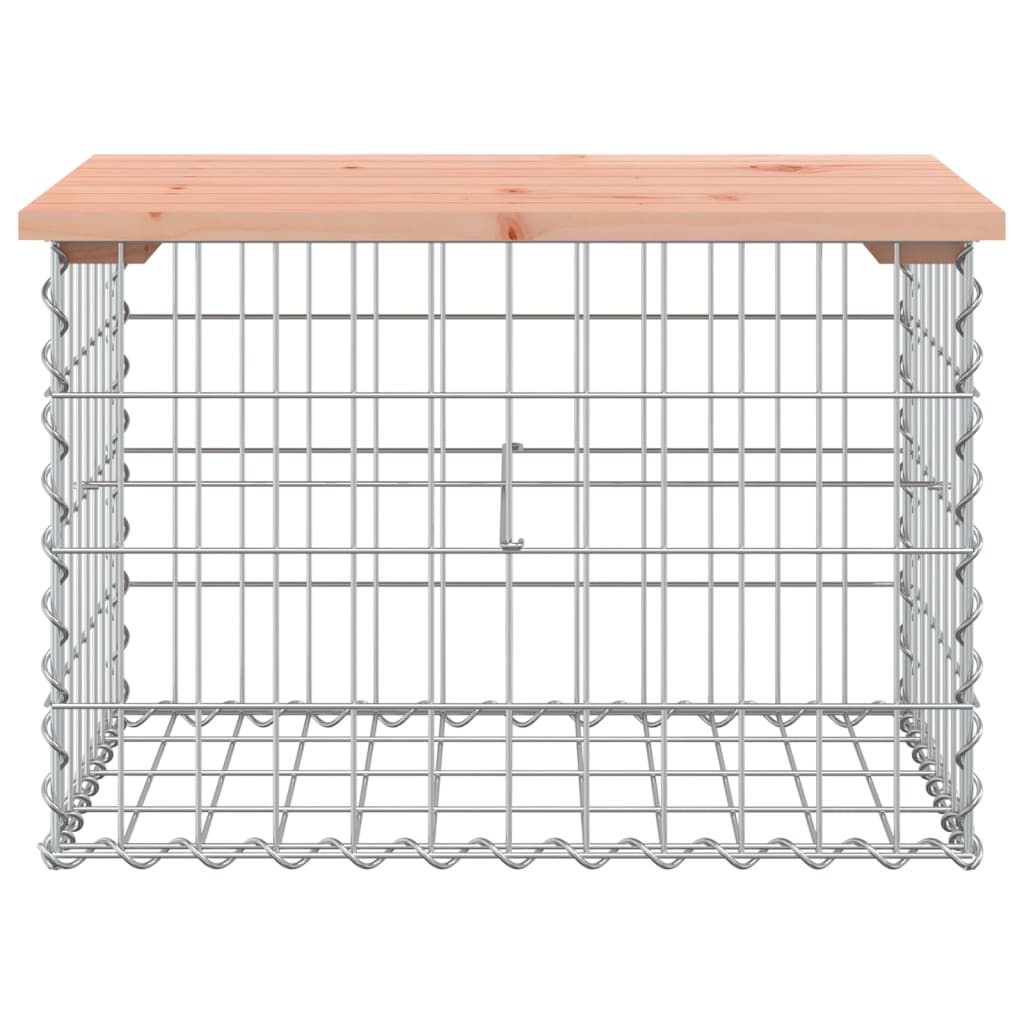 Tuinbank Schanskorfontwerp Massief Douglashout 63 x 44 x 42 cm Natuurlijk douglashout