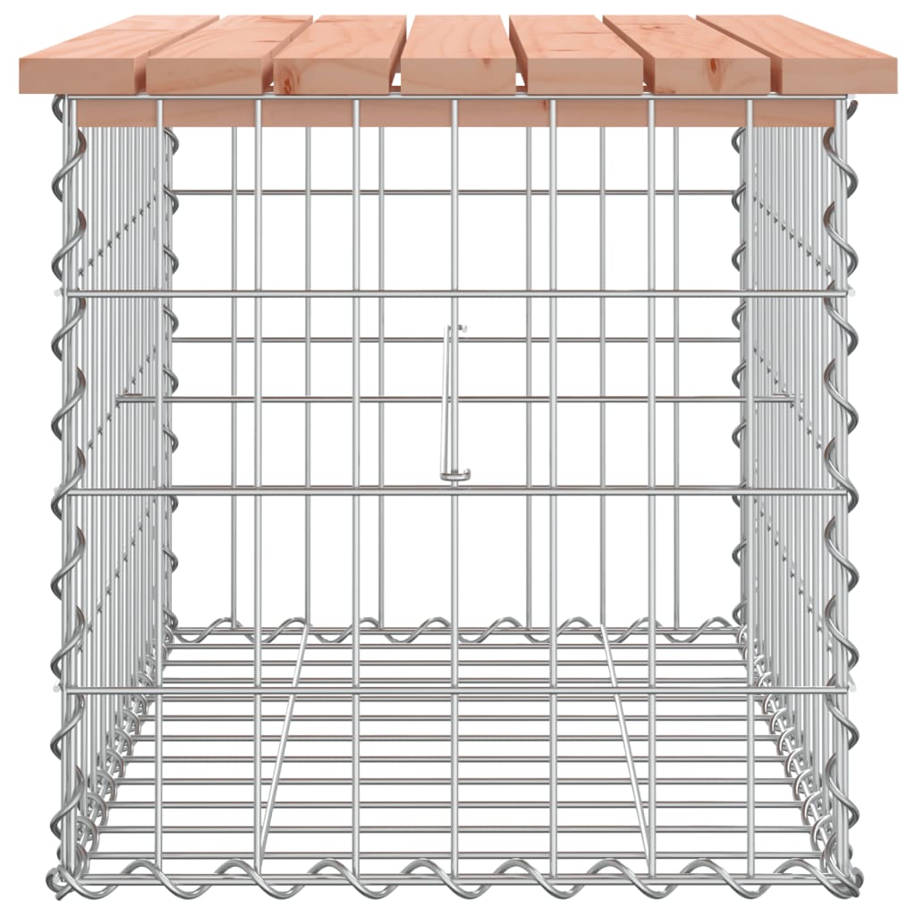 Tuinbank Schanskorfontwerp Massief Douglashout 63 x 44 x 42 cm Natuurlijk douglashout
