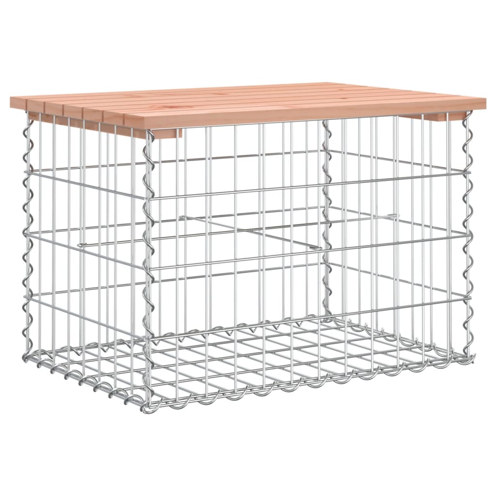 Tuinbank Schanskorfontwerp Massief Douglashout 63 x 44 x 42 cm Natuurlijk douglashout