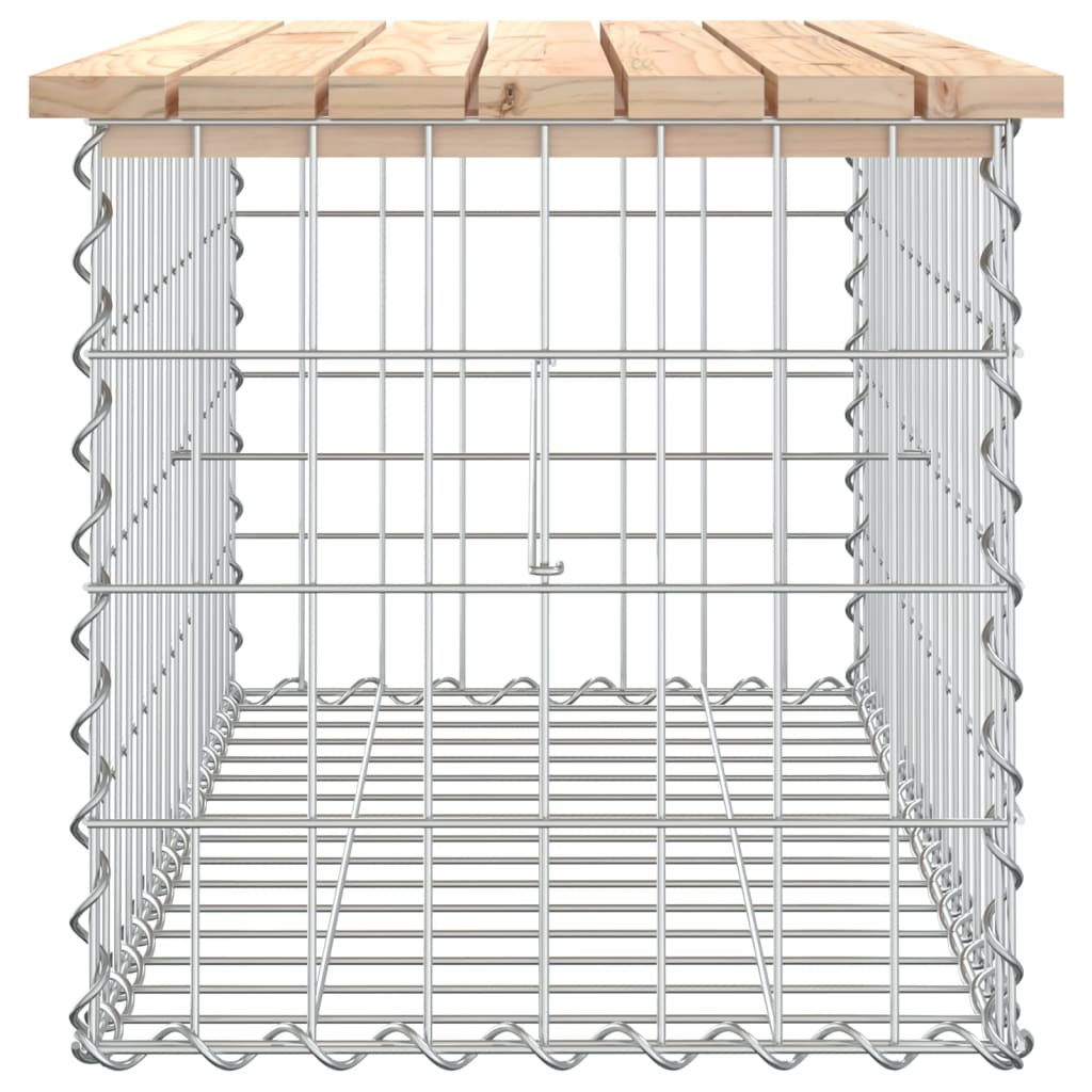 Tuinbank Schanskorfontwerp Massief Grenenhout 83 x 44 x 42 cm Natuurlijk grenenhout