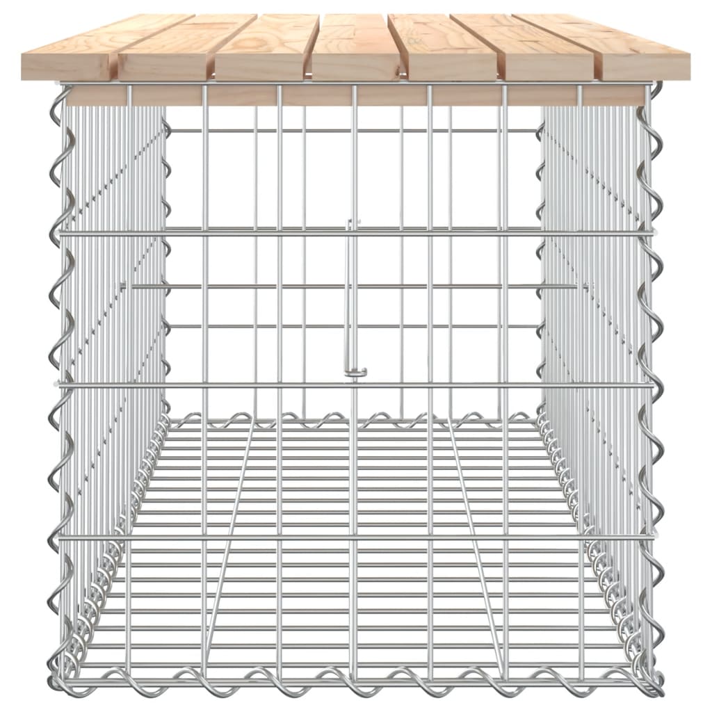 Tuinbank Schanskorfontwerp Massief Grenenhout 103 x 44 x 42 cm Natuurlijk grenenhout