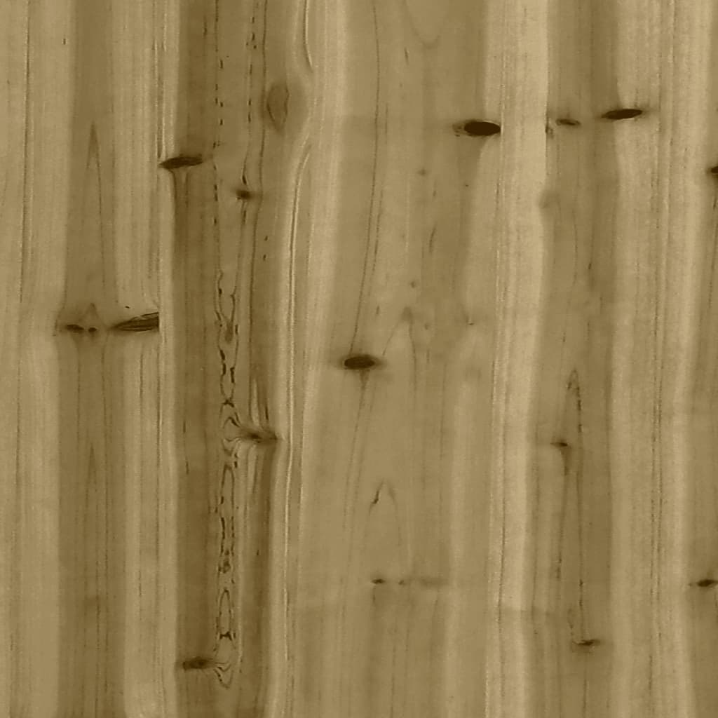 Tuinbank Schanskorfontwerp Geïmpregneerd Hout 103 x 44 x 42 cm Donkerbruin