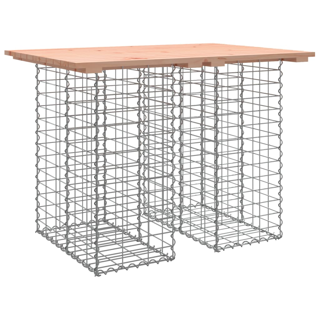 Tuinbank Schanskorfontwerp Massief Grenenhout 100 x 70 x 72 cm Natuurlijk douglashout
