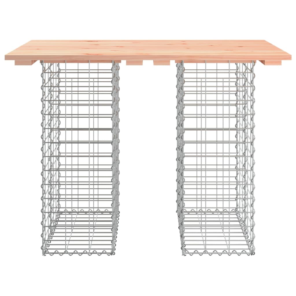 Tuinbank Schanskorfontwerp 100X70X72 Cm Massief Grenenhout 70 x 100 x 72 cm Natuurlijk douglashout