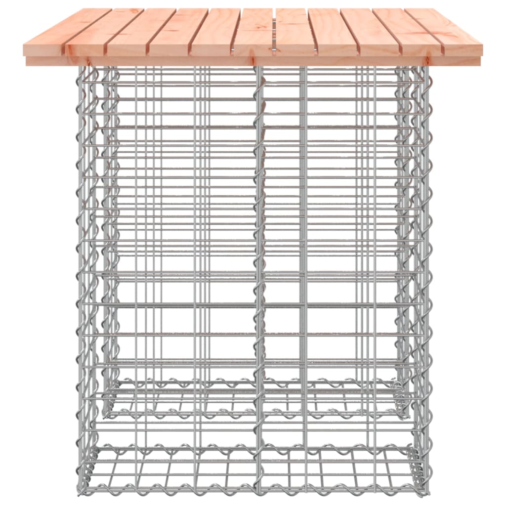 Tuinbank Schanskorfontwerp 100X70X72 Cm Massief Grenenhout 70 x 100 x 72 cm Natuurlijk douglashout