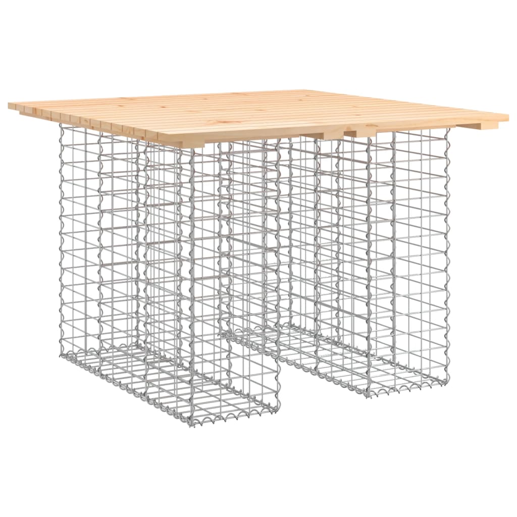Tuinbank Schanskorfontwerp 100X102X72 Cm Massief Grenenhout 102 x 100 x 72 cm Natuurlijk grenenhout