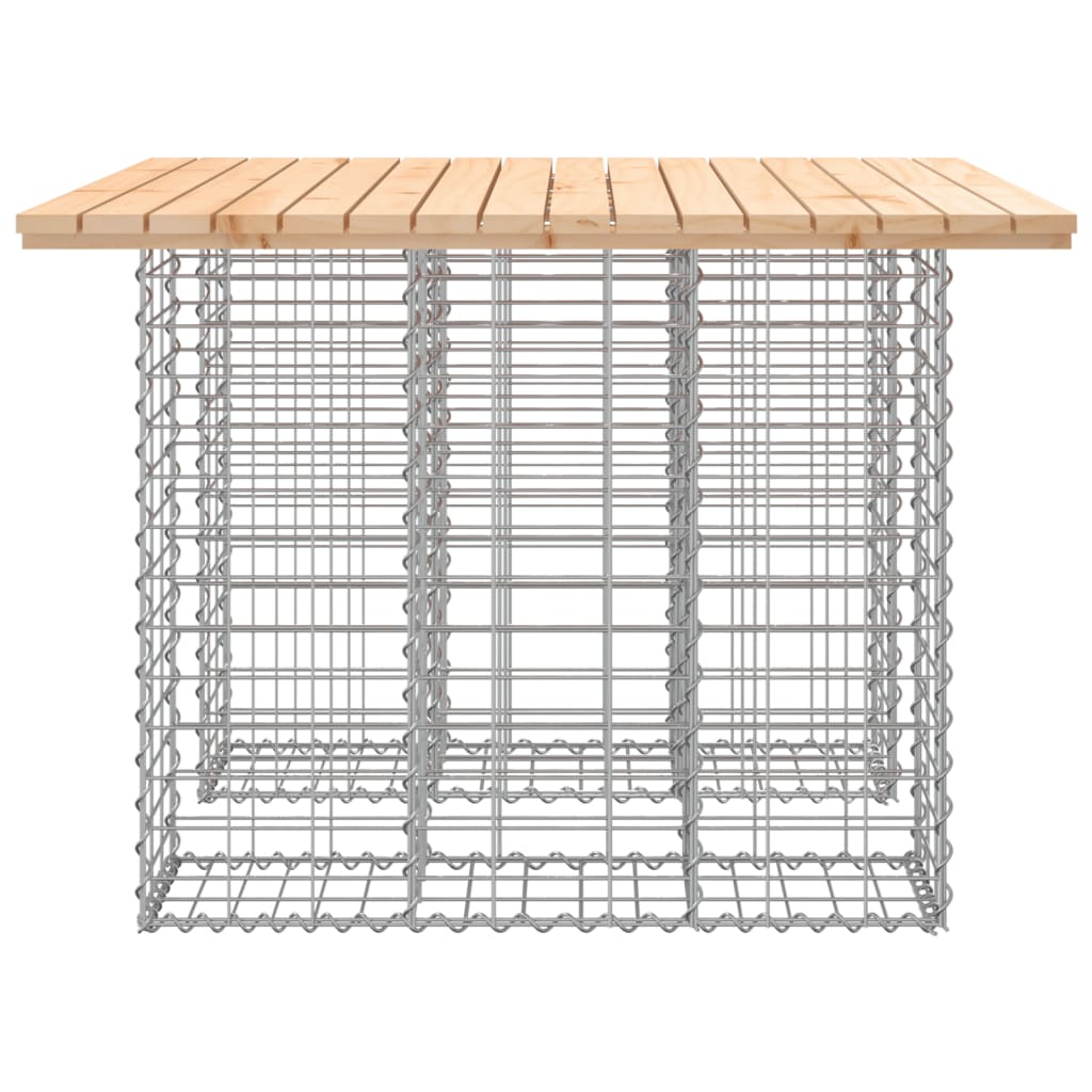 Tuinbank Schanskorfontwerp 100X102X72 Cm Massief Grenenhout 102 x 100 x 72 cm Natuurlijk grenenhout