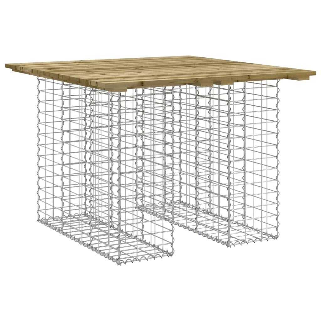 Tuinbank Schanskorfontwerp 100X102X72 Cm Geïmpregneerd Hout 102 x 100 x 72 cm Donkerbruin