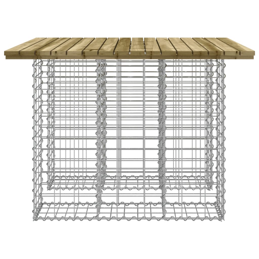 Tuinbank Schanskorfontwerp 100X102X72 Cm Geïmpregneerd Hout 102 x 100 x 72 cm Donkerbruin
