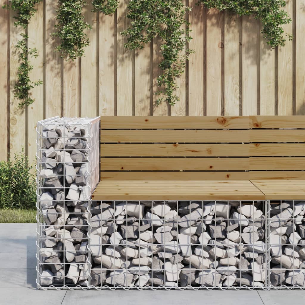 Tuinbank Schanskorfontwerp 92X71X65,5 Cm Geïmpregneerd Hout 92 x 71 x 65.5 cm Donkerbruin