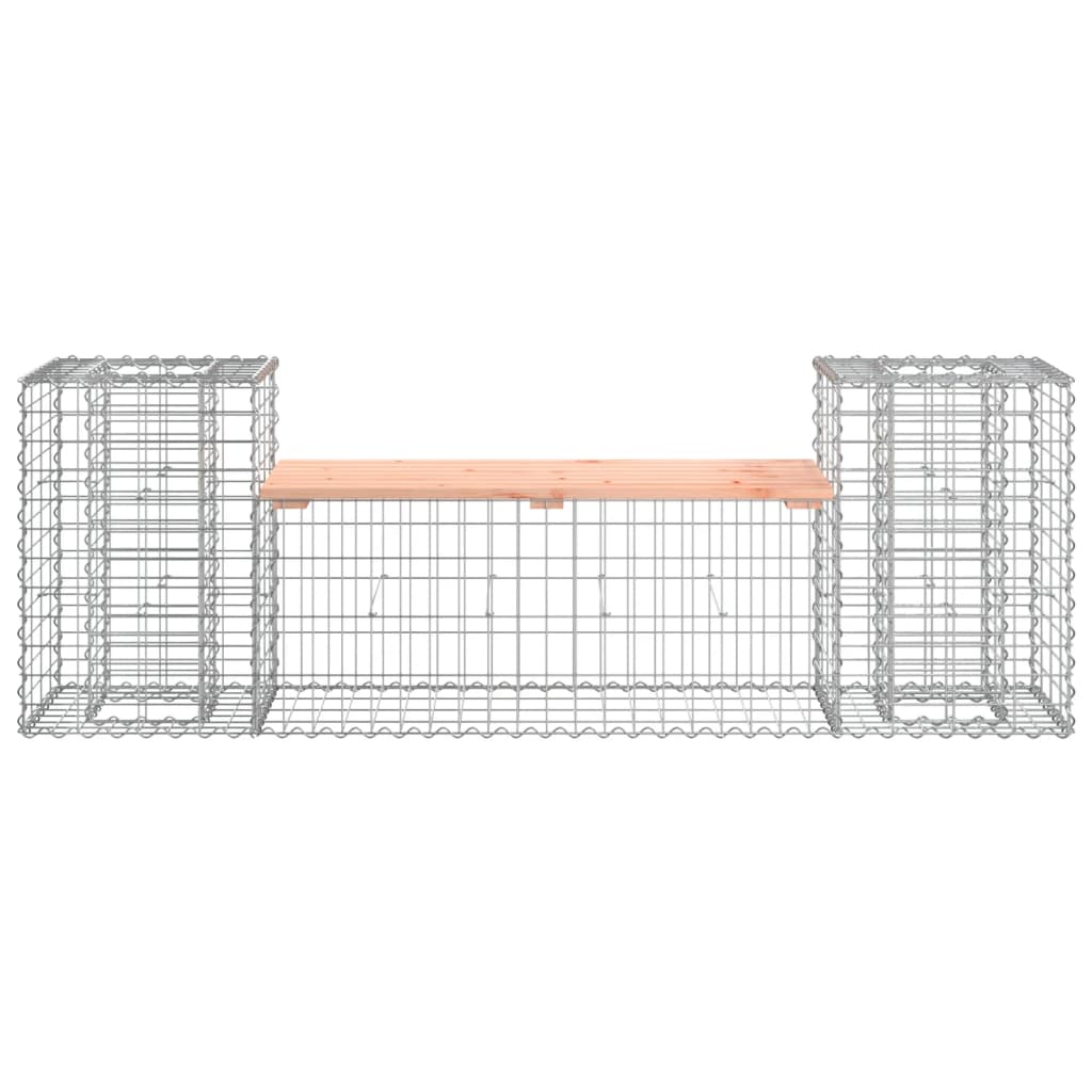 Tuinbank Schanskorfontwerp 183X41X60,5 Cm Massief Douglashout Natuurlijk douglashout