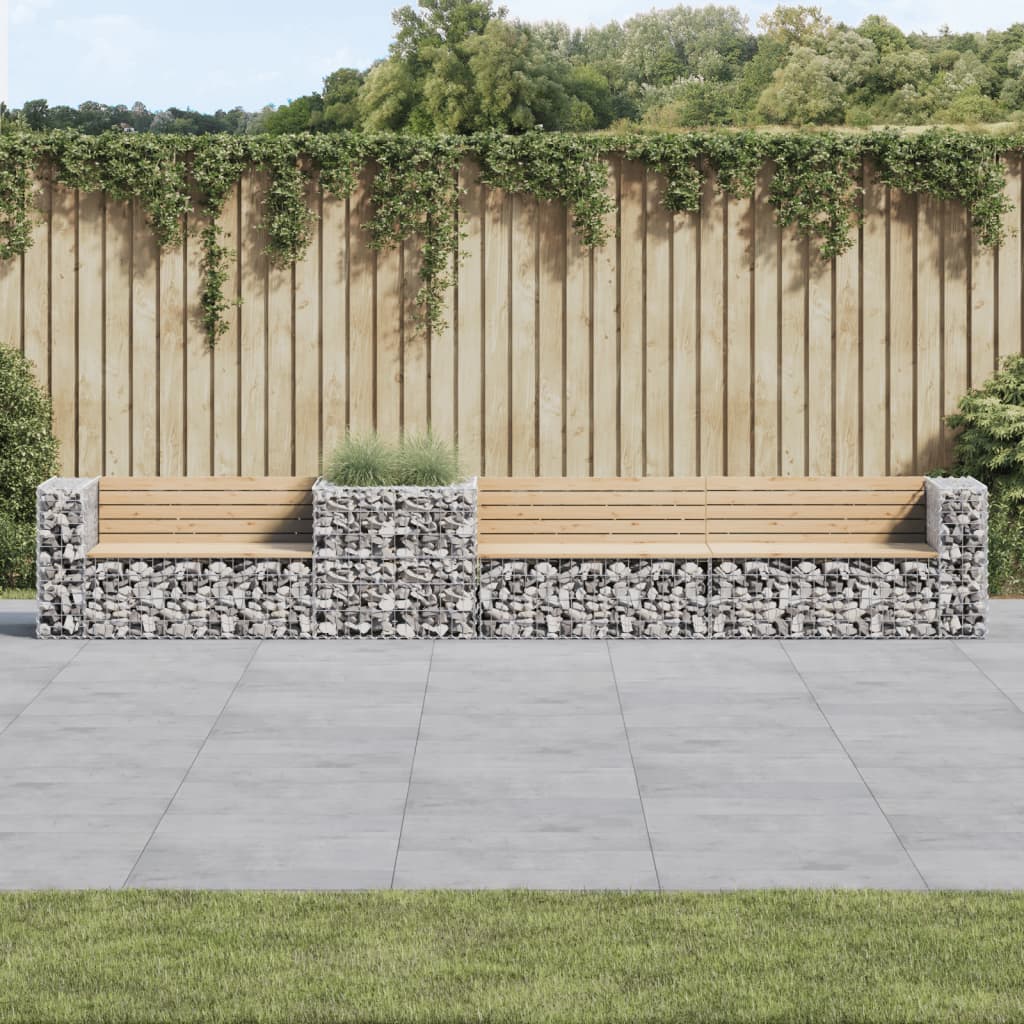 Tuinbank Met Schanskorf Massief Grenenhout Natuurlijk grenenhout