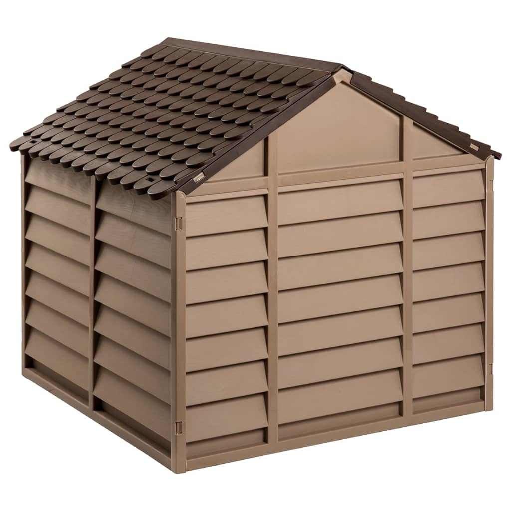 Hondenhok Polypropeen Bruin 86 x 84 x 82 cm