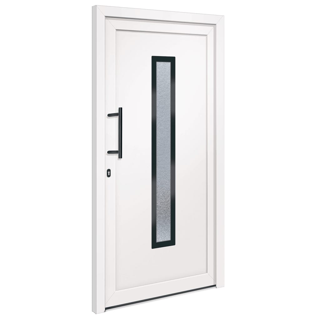 Voordeur 108x208 cm PVC wit