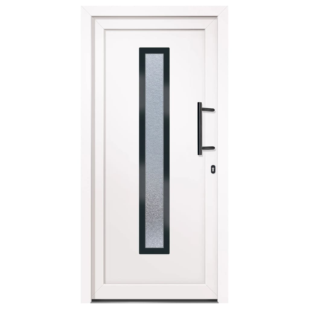Voordeur 98x200 cm PVC wit