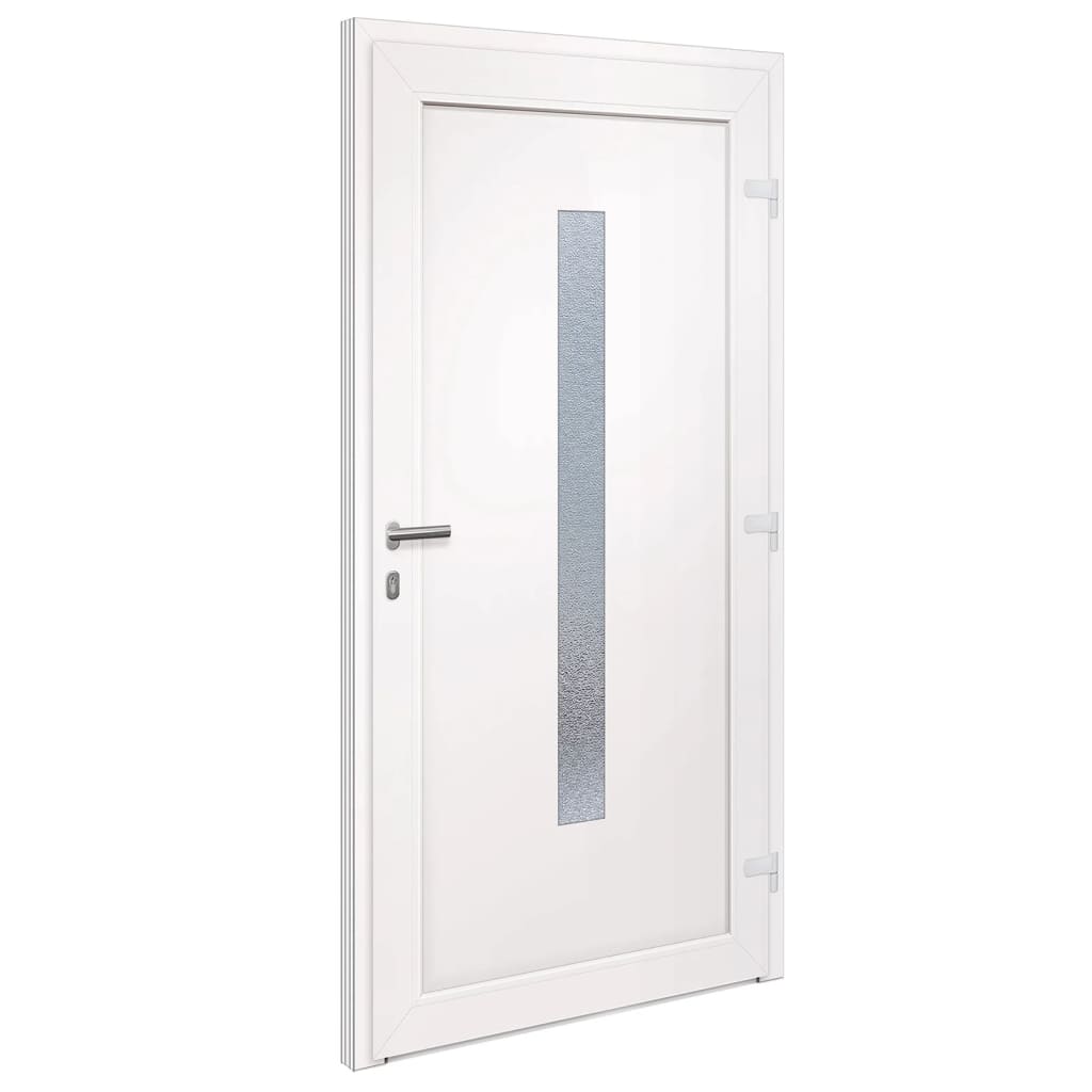 Voordeur 98x200 cm PVC wit