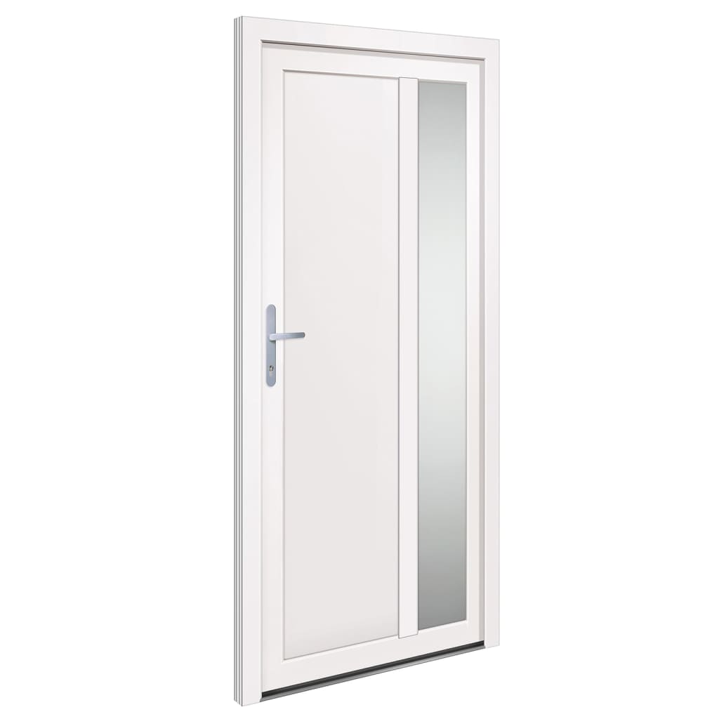 Voordeur 98x200 cm PVC wit