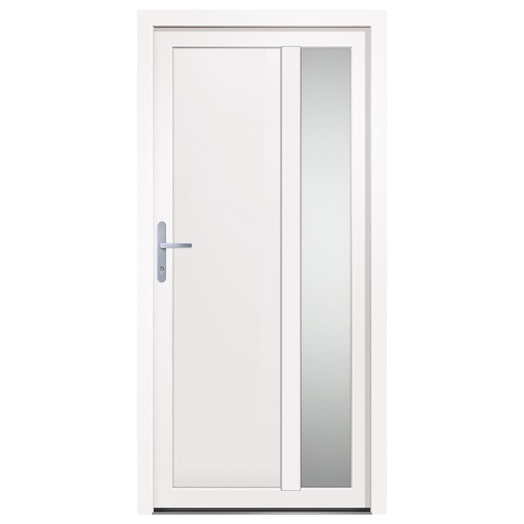 Voordeur 98x200 cm PVC wit