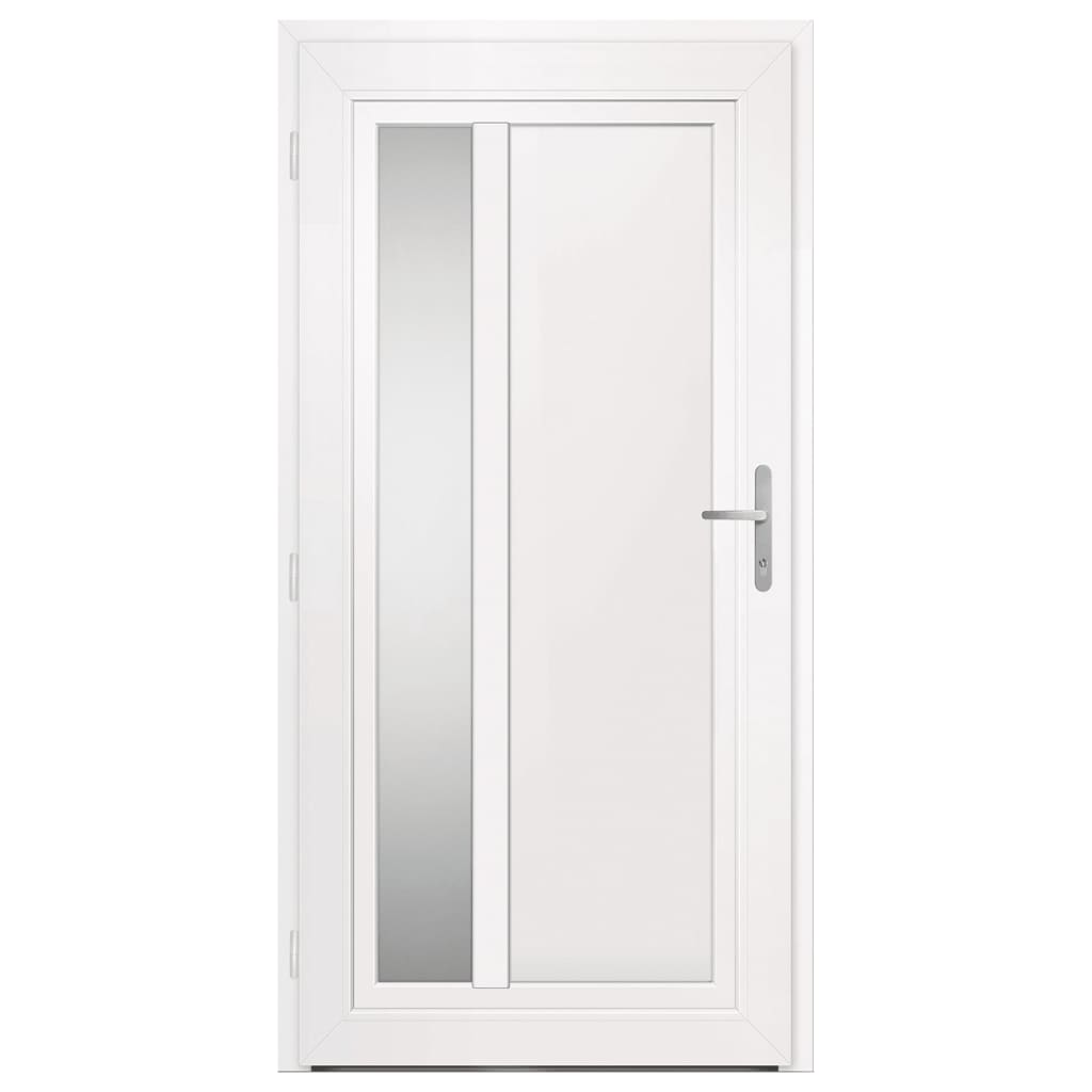 Voordeur 98x200 cm PVC wit