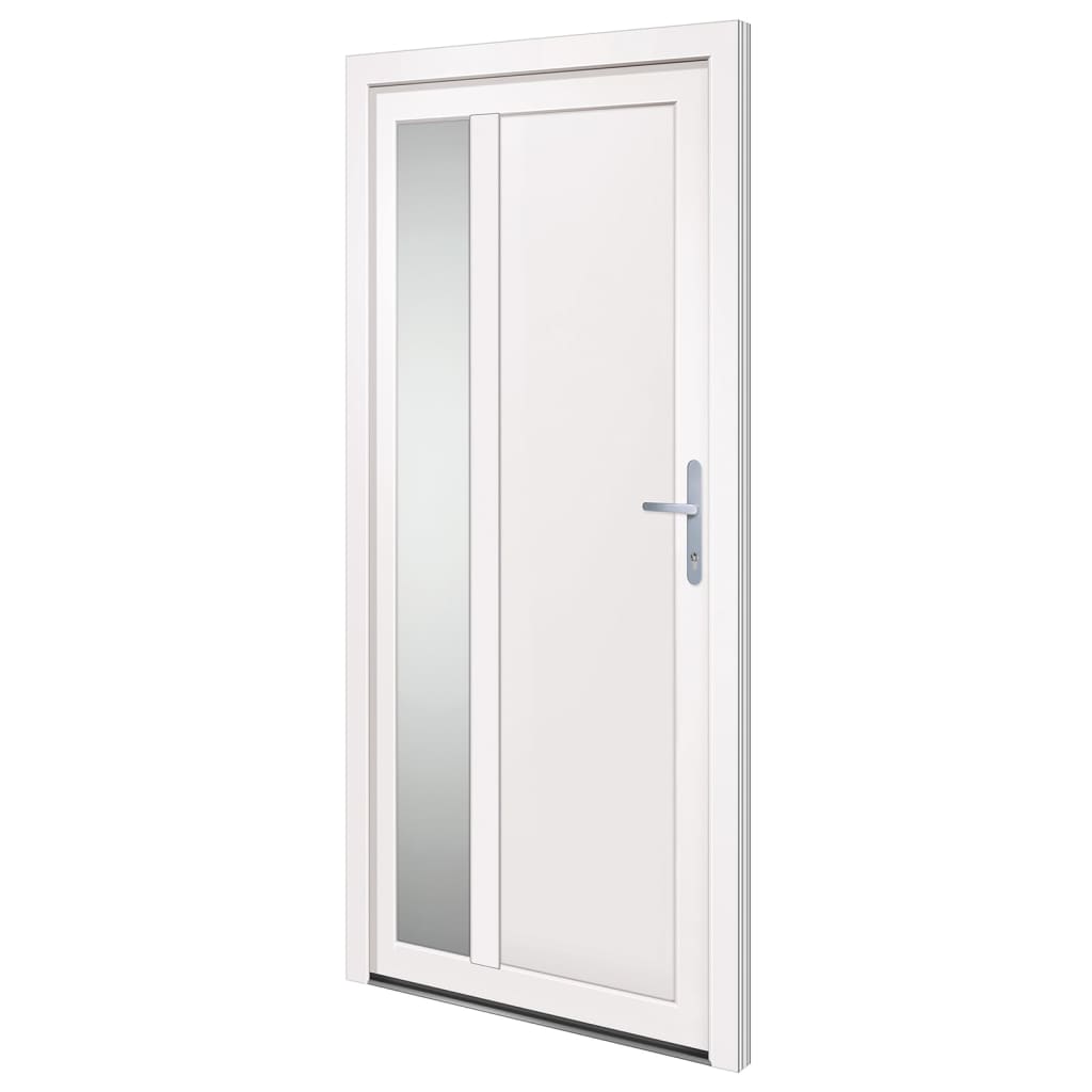 Voordeur 98x200 cm PVC wit