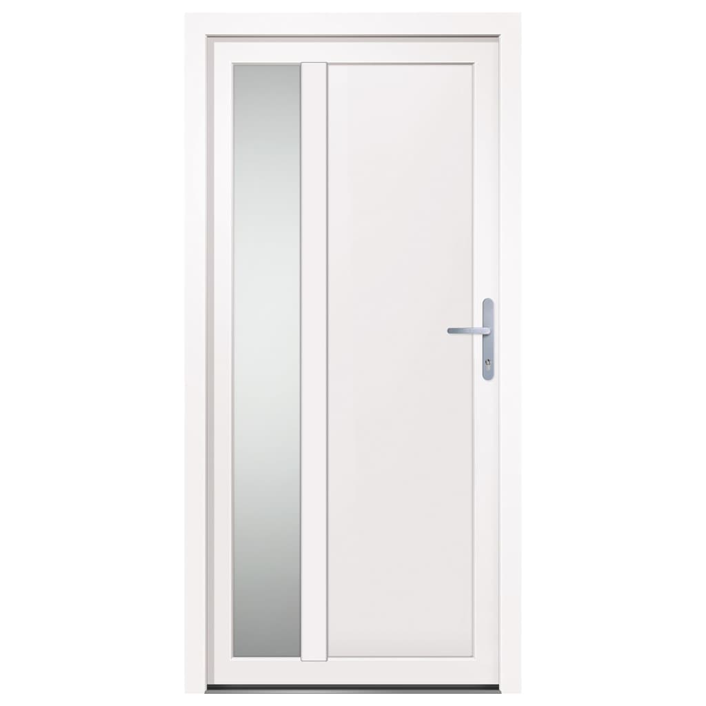 Voordeur 98x200 cm PVC wit