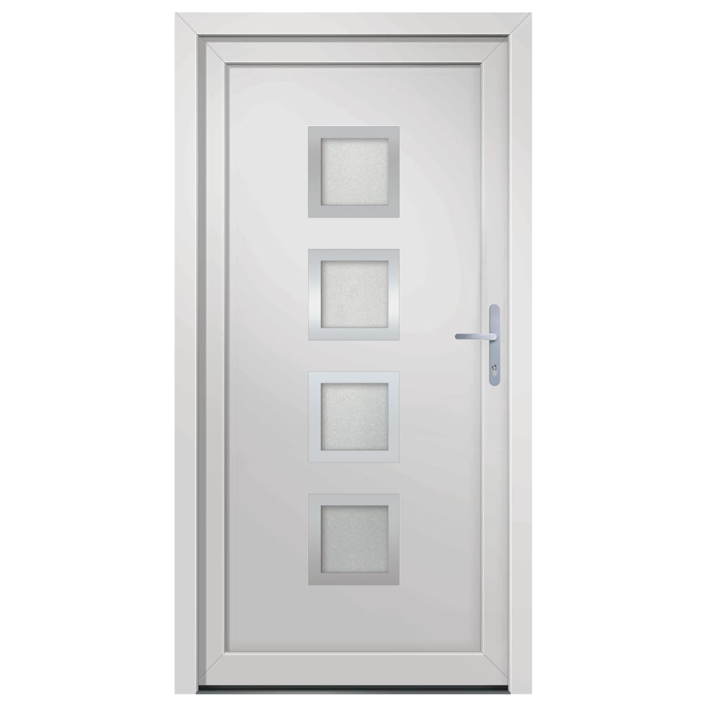 Voordeur 108x200 cm PVC wit