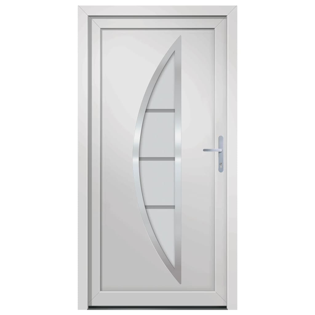 Voordeur 98x200 cm PVC wit