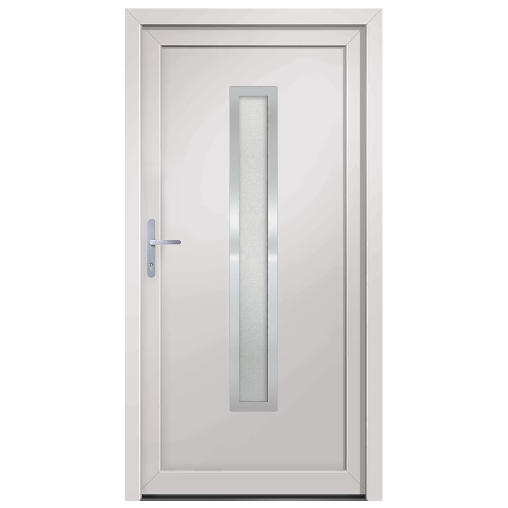 Voordeur 98x190 cm PVC wit