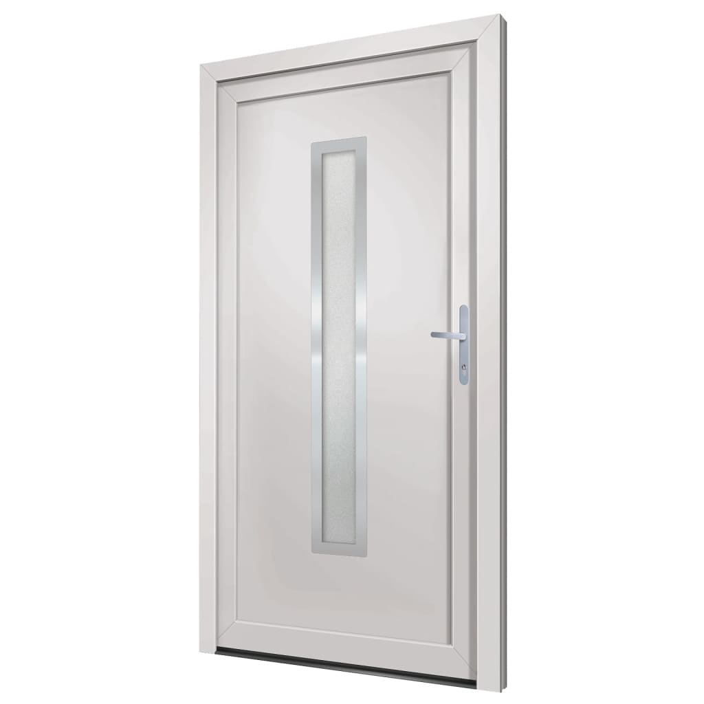 Voordeur 98x200 cm PVC wit