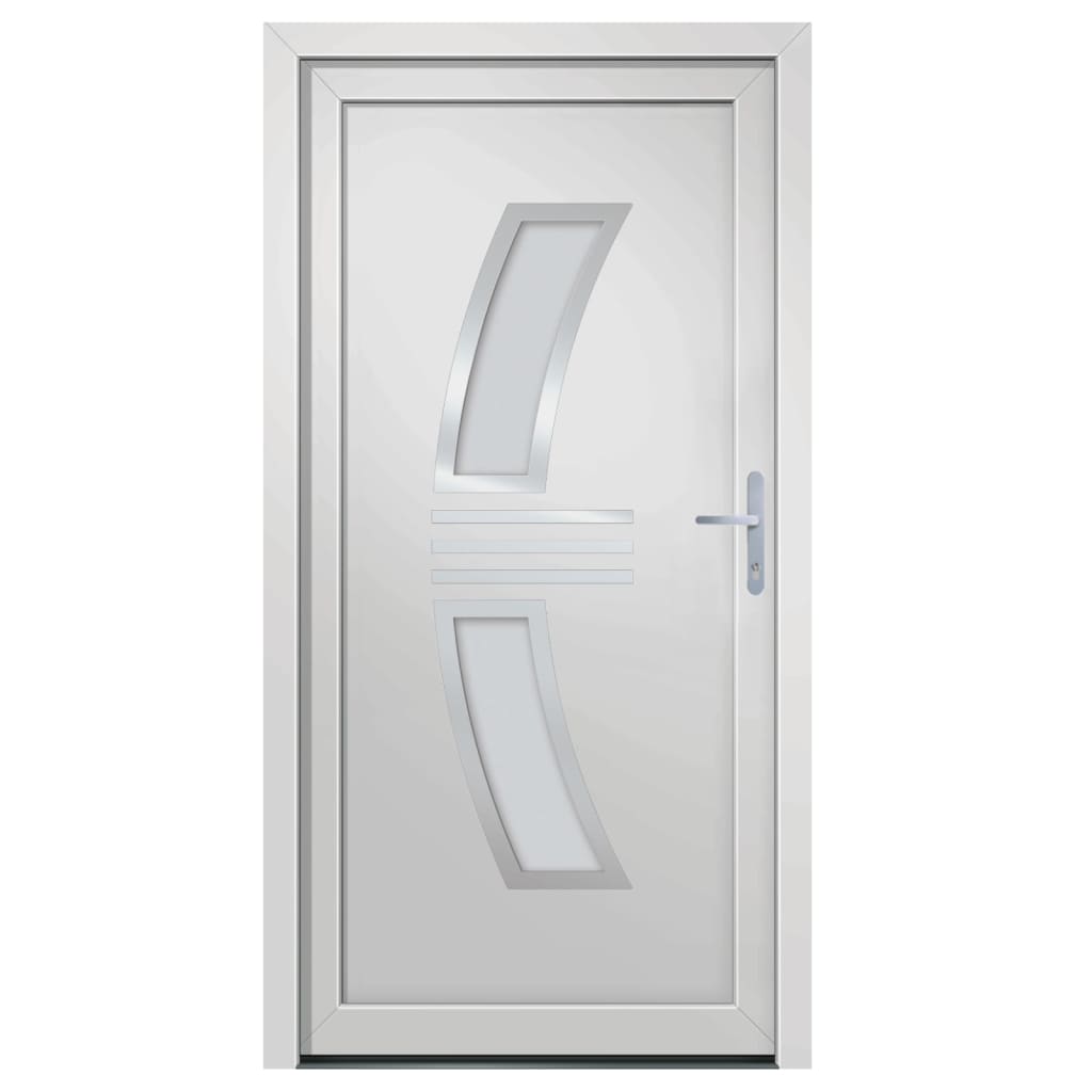 Voordeur 98x200 cm PVC wit