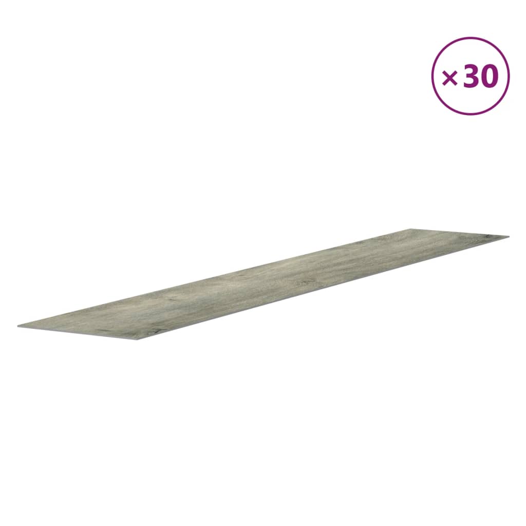 Wandpanelen Houtlook 4,12 M² Pvc 30 Grijs