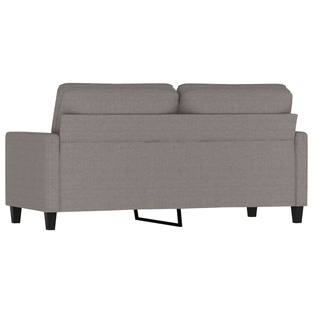 Tweezitsbank 140 cm stof taupe