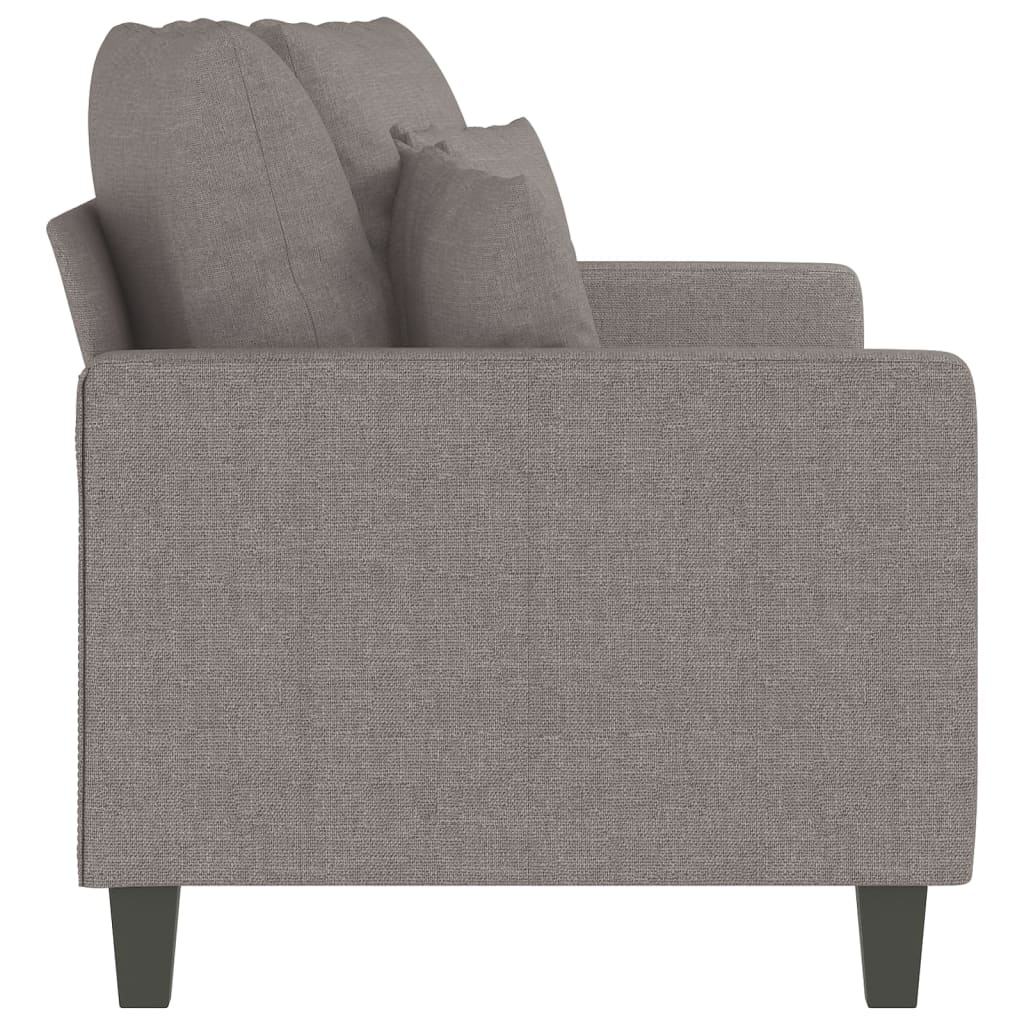 Tweezitsbank 140 cm stof taupe