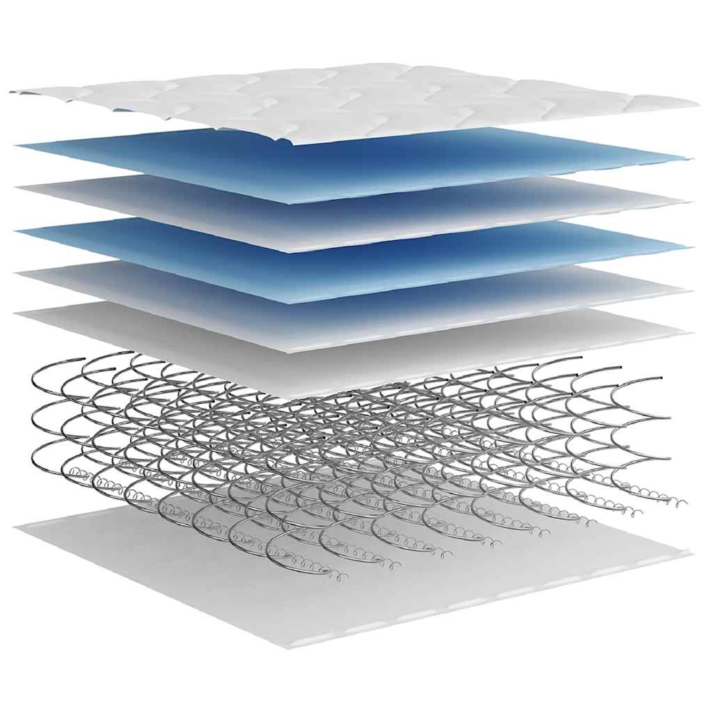 Binnenveringmatras middelhard 180x200 cm