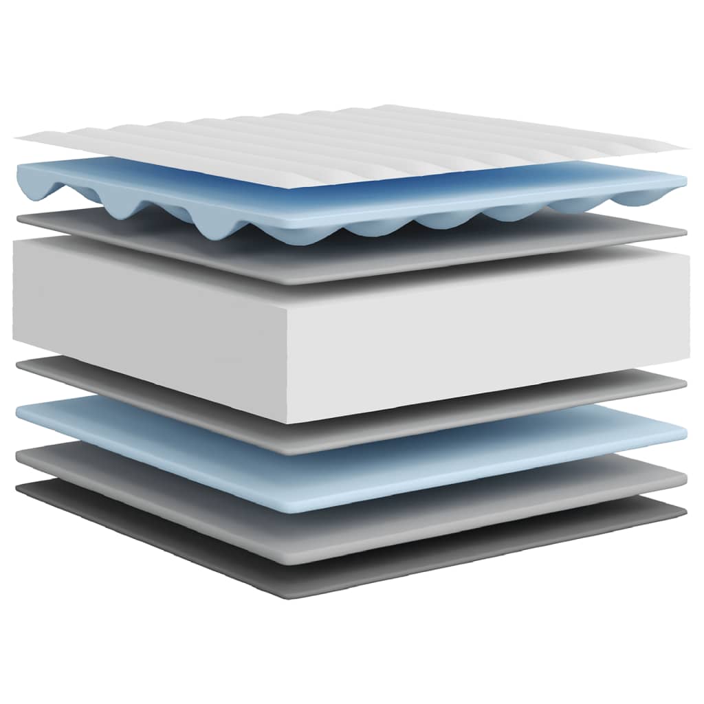 Schuimmatras middelzacht 90x190 cm Single Size