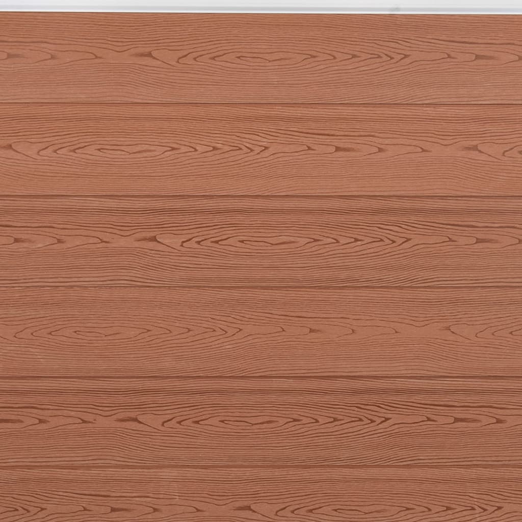 Schuttingpaneelset 180x186 cm HKC bruin