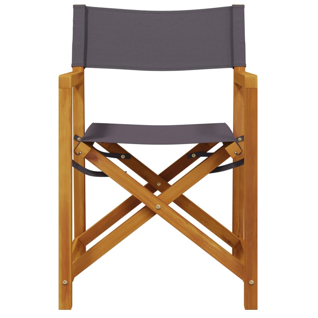 Tuinstoelen 6 st inklapbaar stof donkergrijs