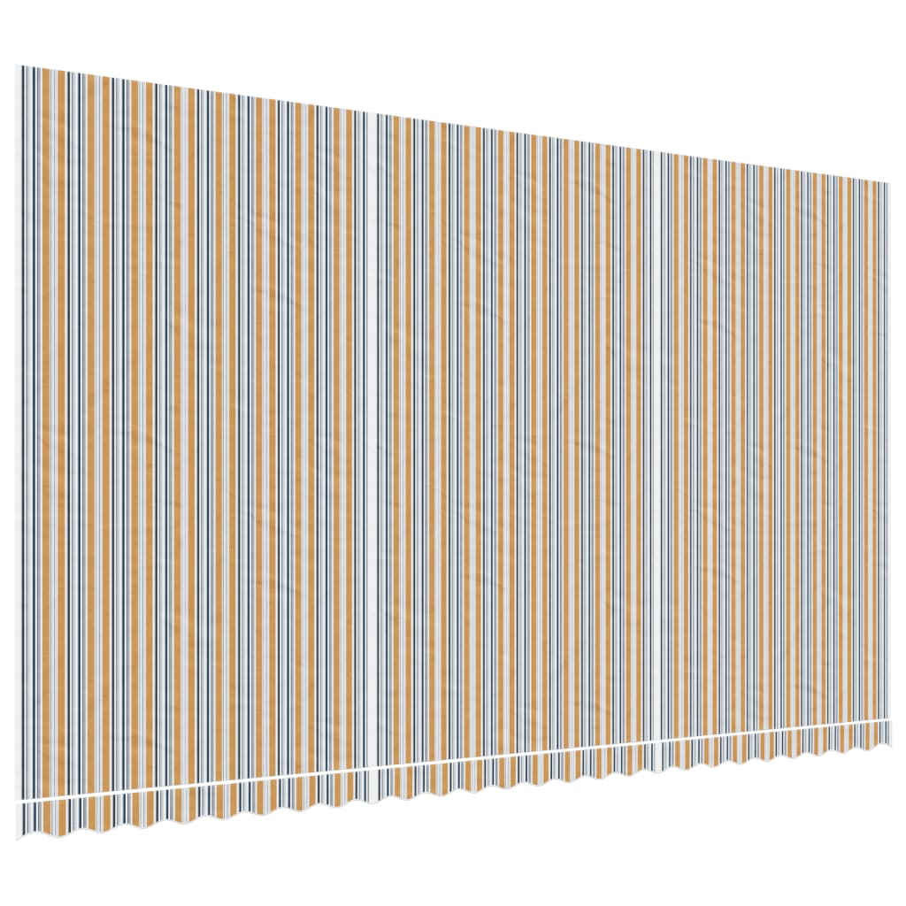 Vervangingsdoek voor luifel gestreept 6x3,5 m meerkleurig