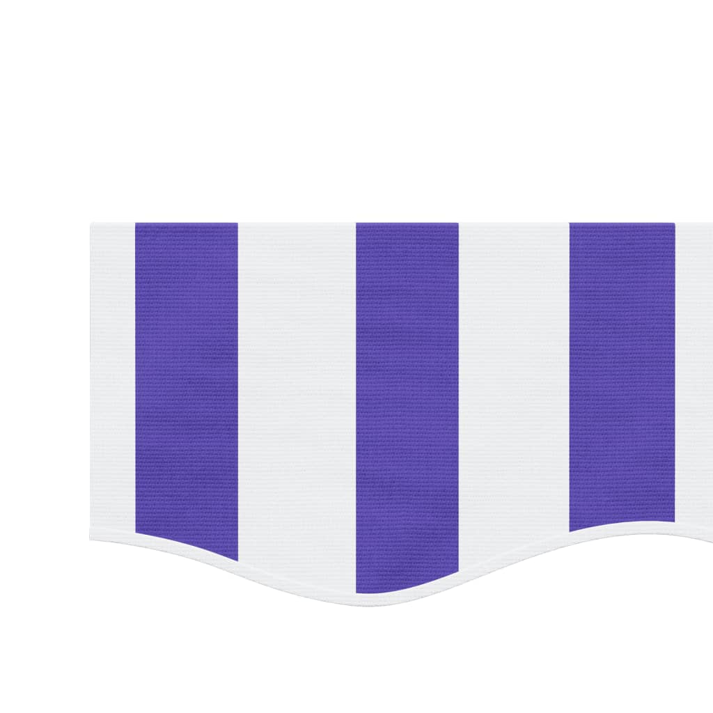 Vervangingsdoek voor luifelrok gestreept 3,5 m blauw en wit