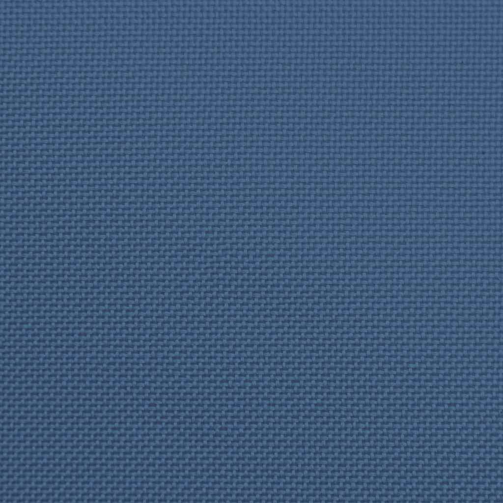 Campingstoelen 2 st met vakje inklapbaar blauw