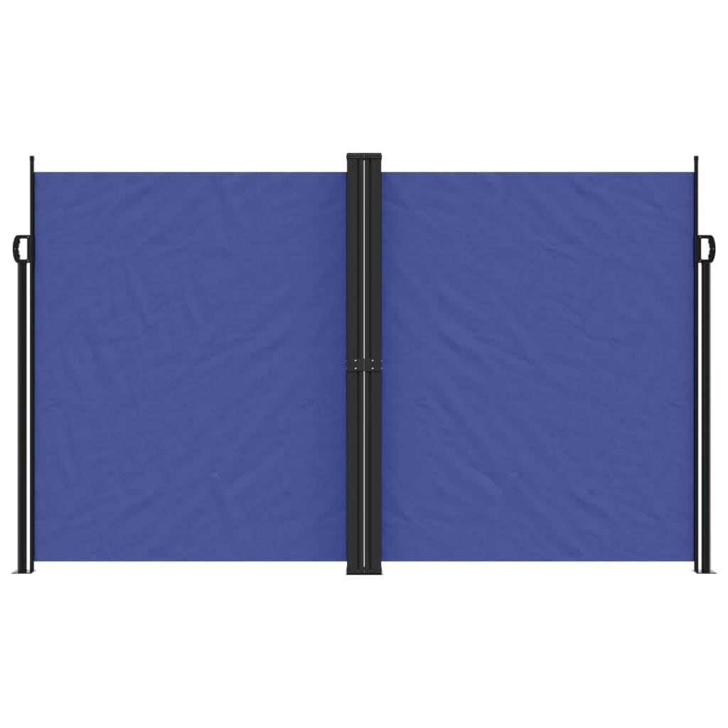 Tuinscherm uittrekbaar 200x1200 cm blauw