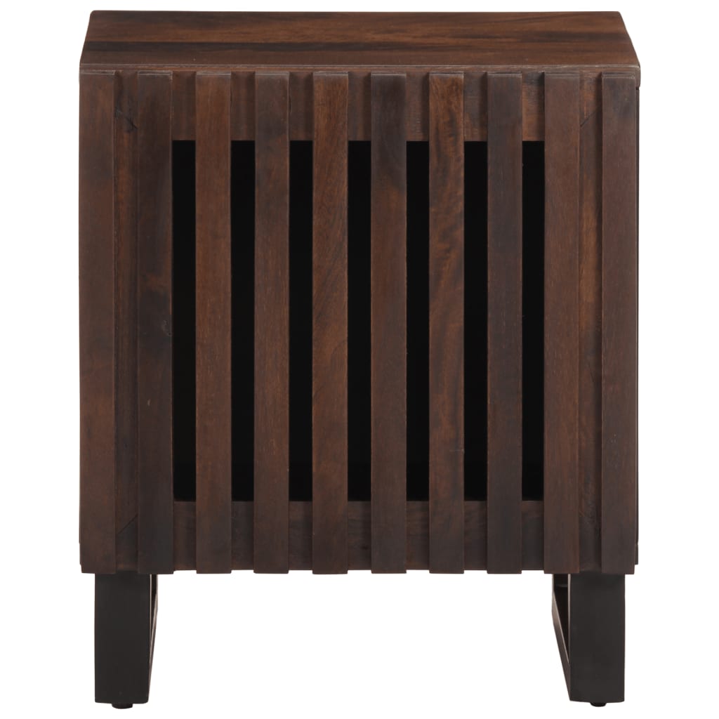 Nachtkastje 40x34x46 cm massief mangohout