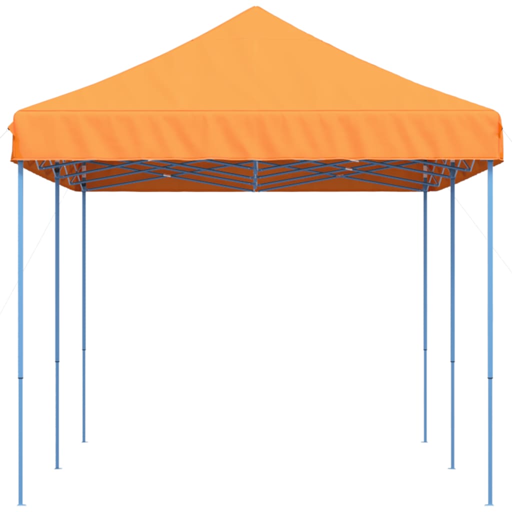 Partytent inklapbaar pop-up 580x292x315 cm oranje