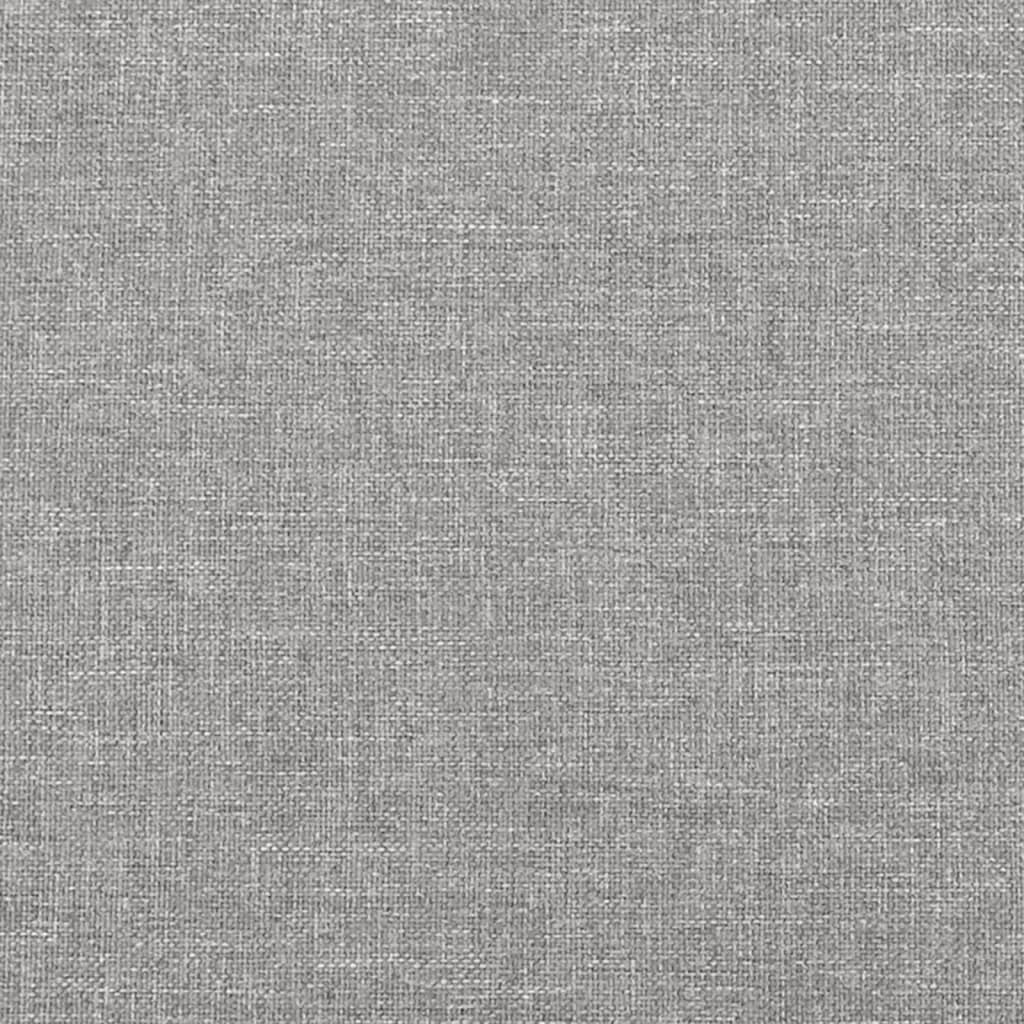 Pocketveringmatras 120x190x20 cm stof lichtgrijs
