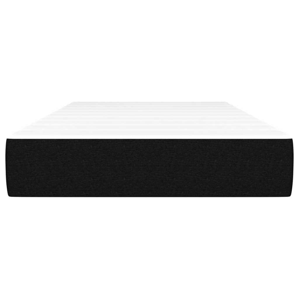 Pocketveringmatras 120x190x20 cm stof zwart