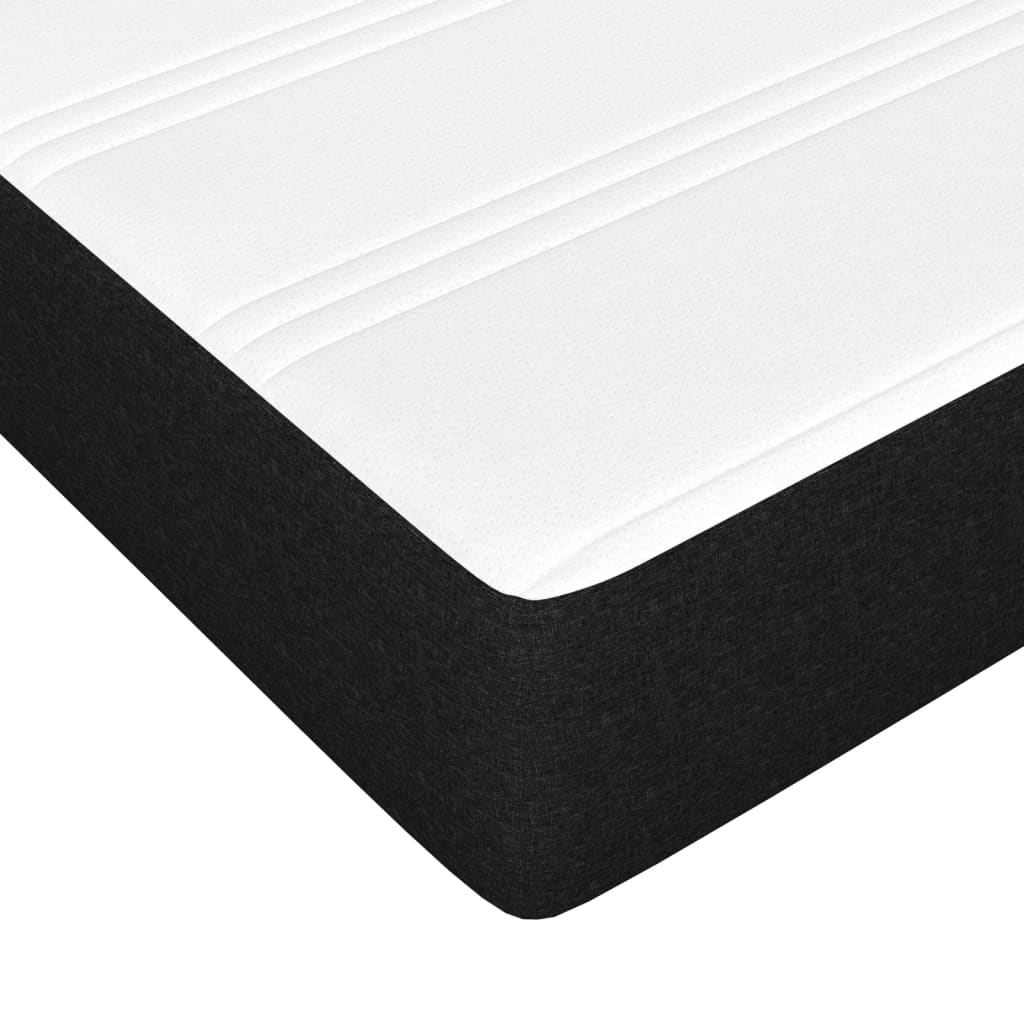 Pocketveringmatras 120x190x20 cm stof zwart