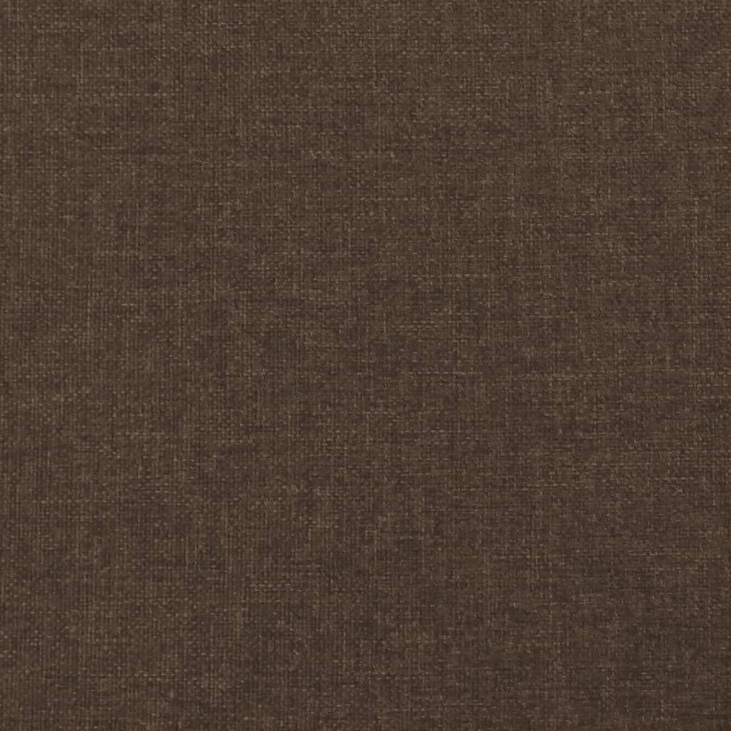 Pocketveringmatras 120x190x20 cm stof donkerbruin
